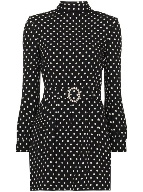 Short polka dot dress SAINT LAURENT | 686346Y3E091095